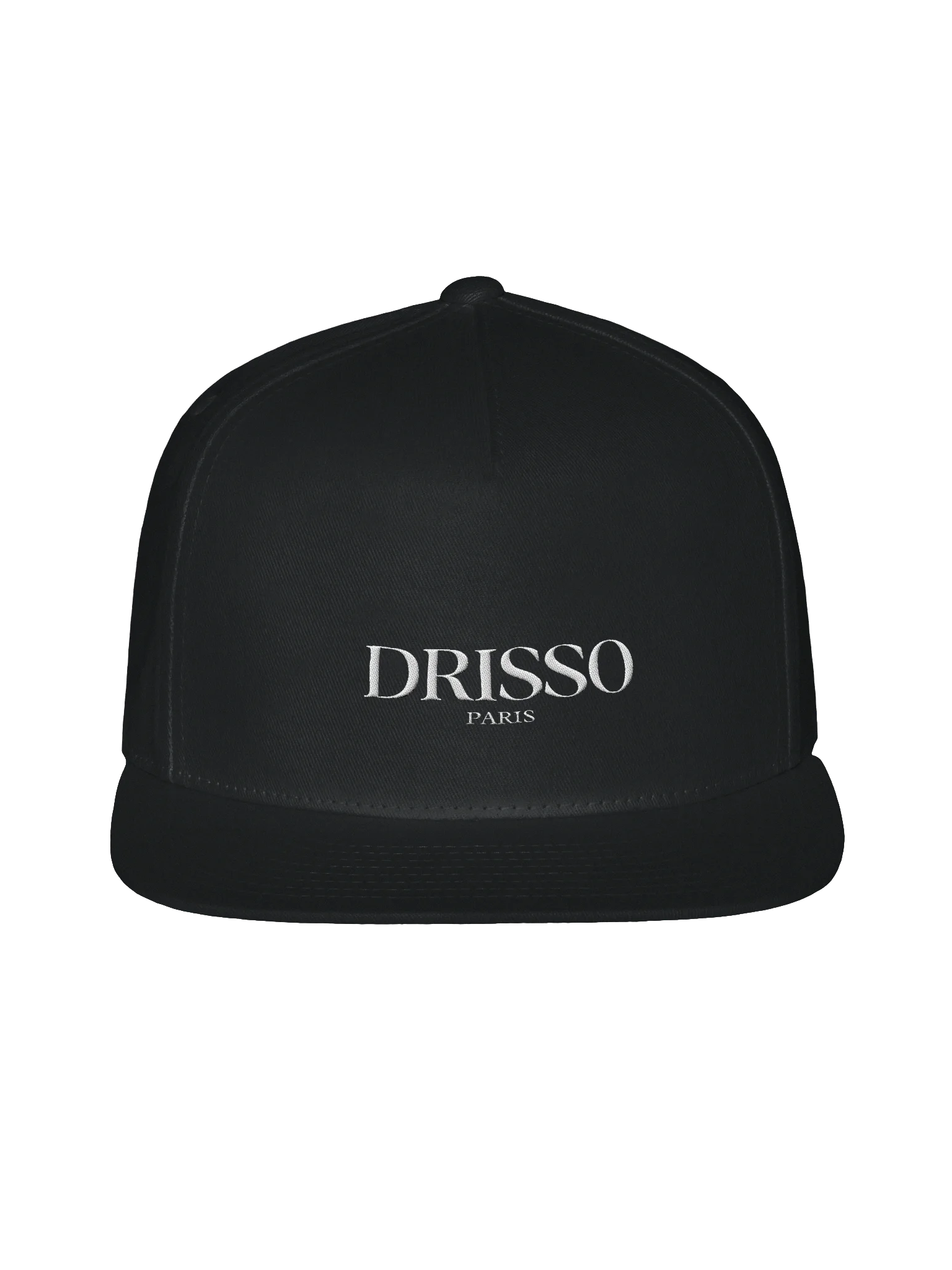 Drisso Paris™ Black Yupoong Flat Snapback Cap product image (1)