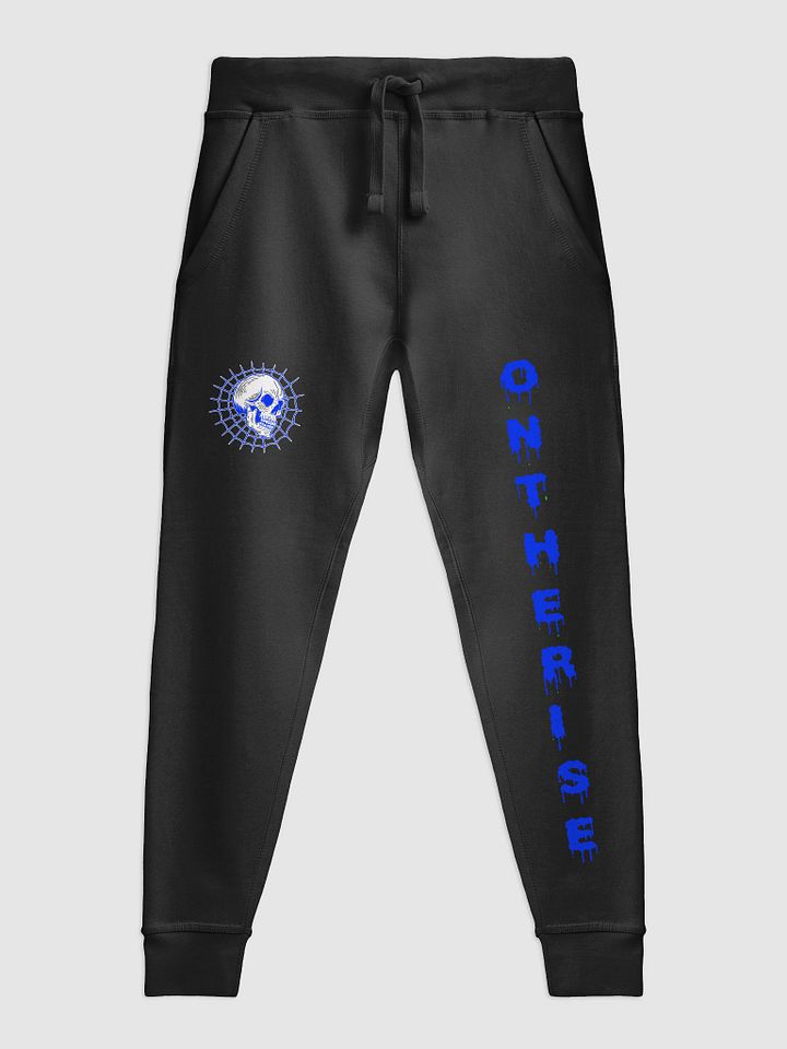 Spider web skull sweatpants Blue product image (3)
