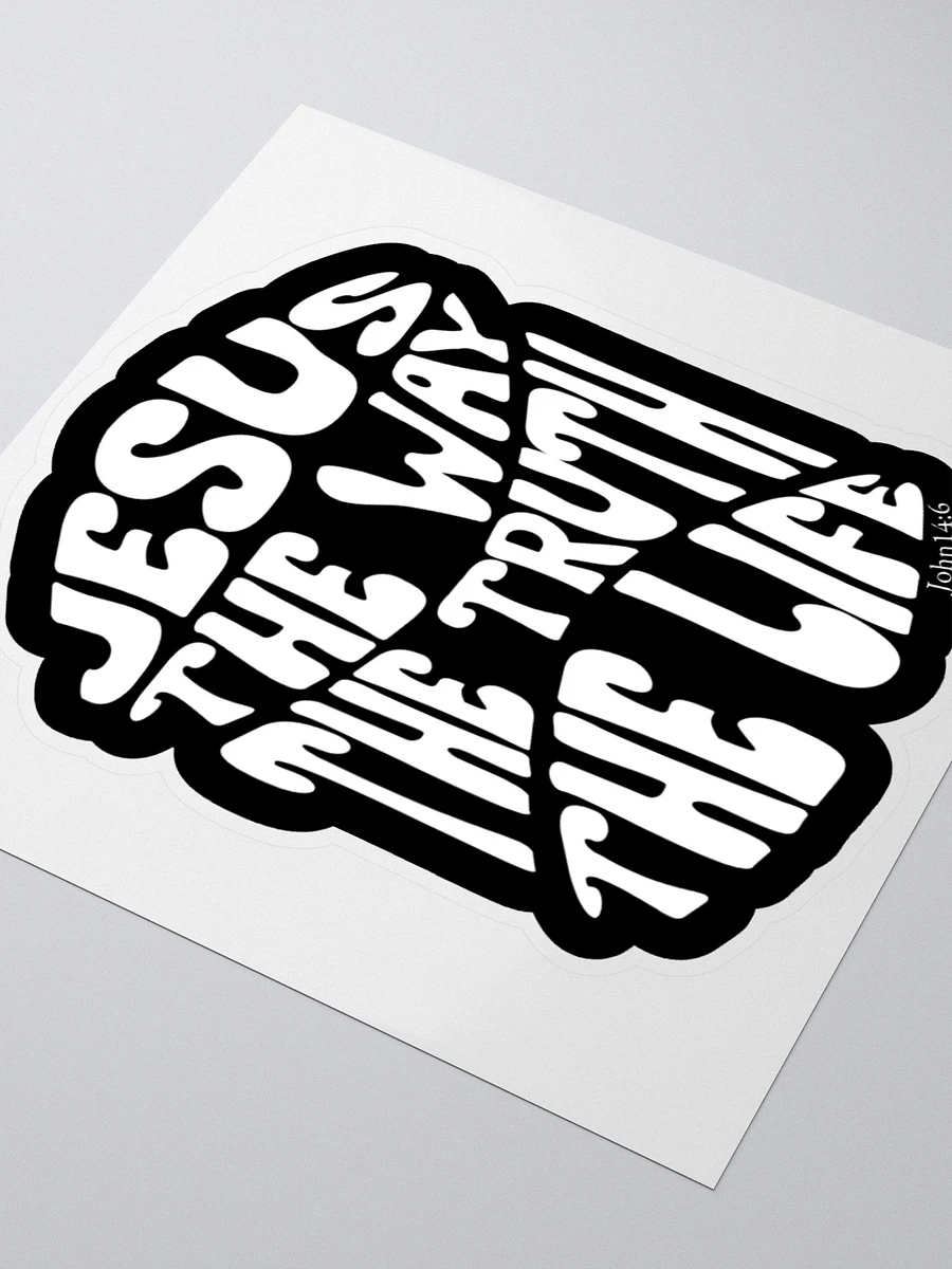 Jesus The Way The Truth The Life John 14:6 Sticker product image (3)