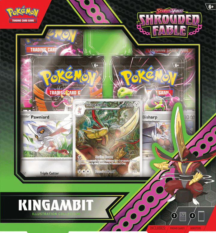 Pokemon TCG: Shrouded Fable Kingambit Illustration Collection Box product image (1)