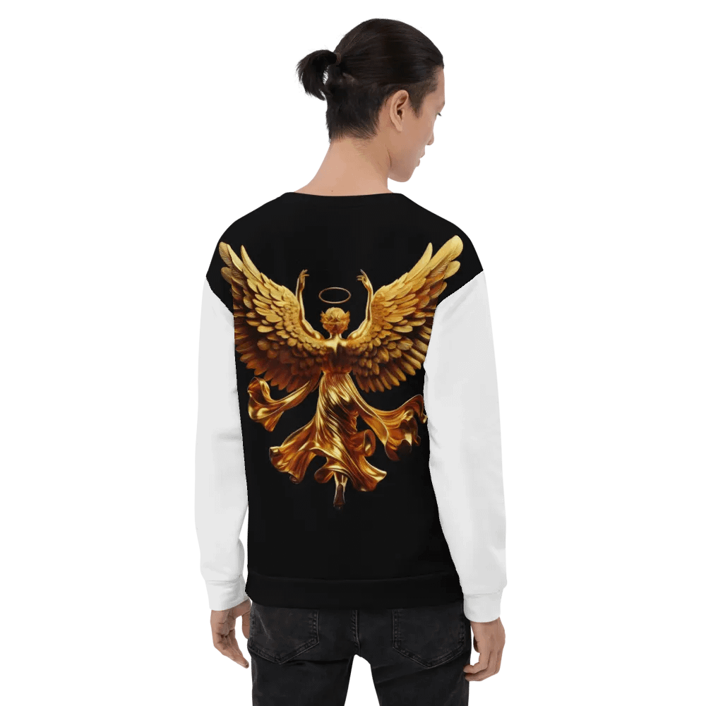 A Golden Angel and Cross - Unisex Sweatshirt #8 product image (7)