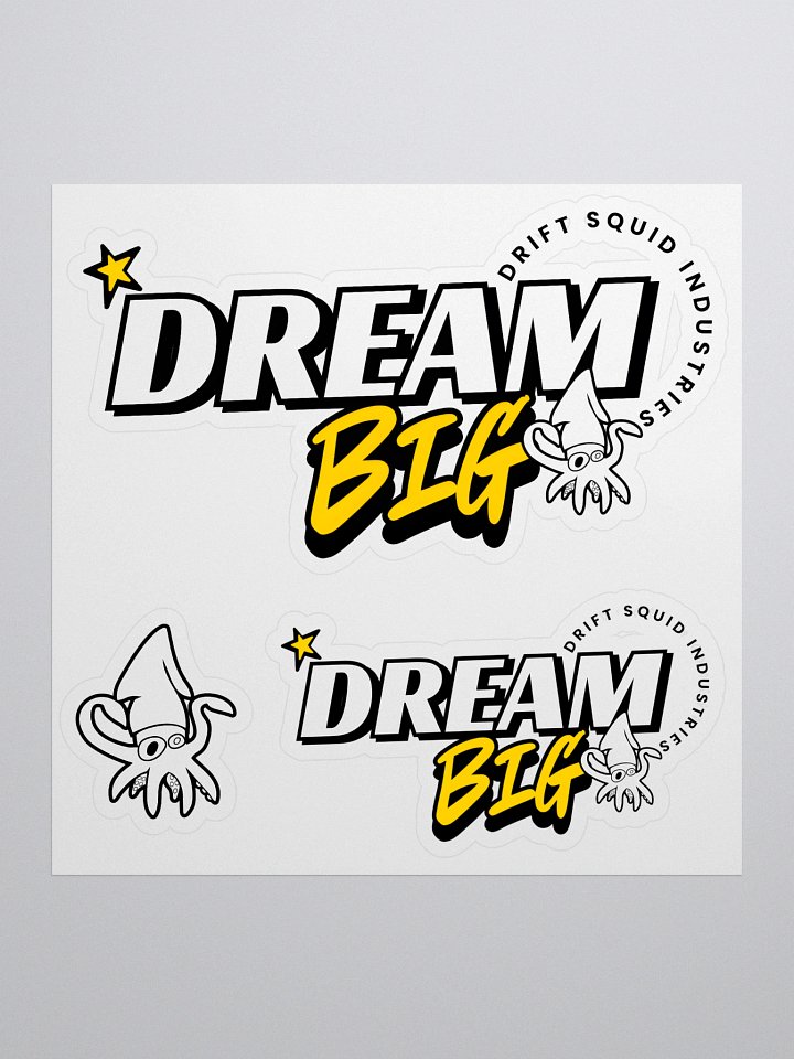 SQUID EDITION DREAM BIG STICKER PACK product image (1)
