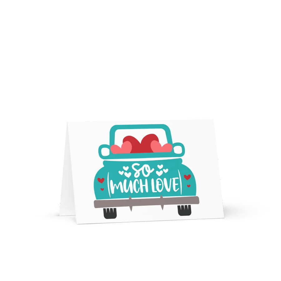 So Much Love Truck Greeting Card product image (4)