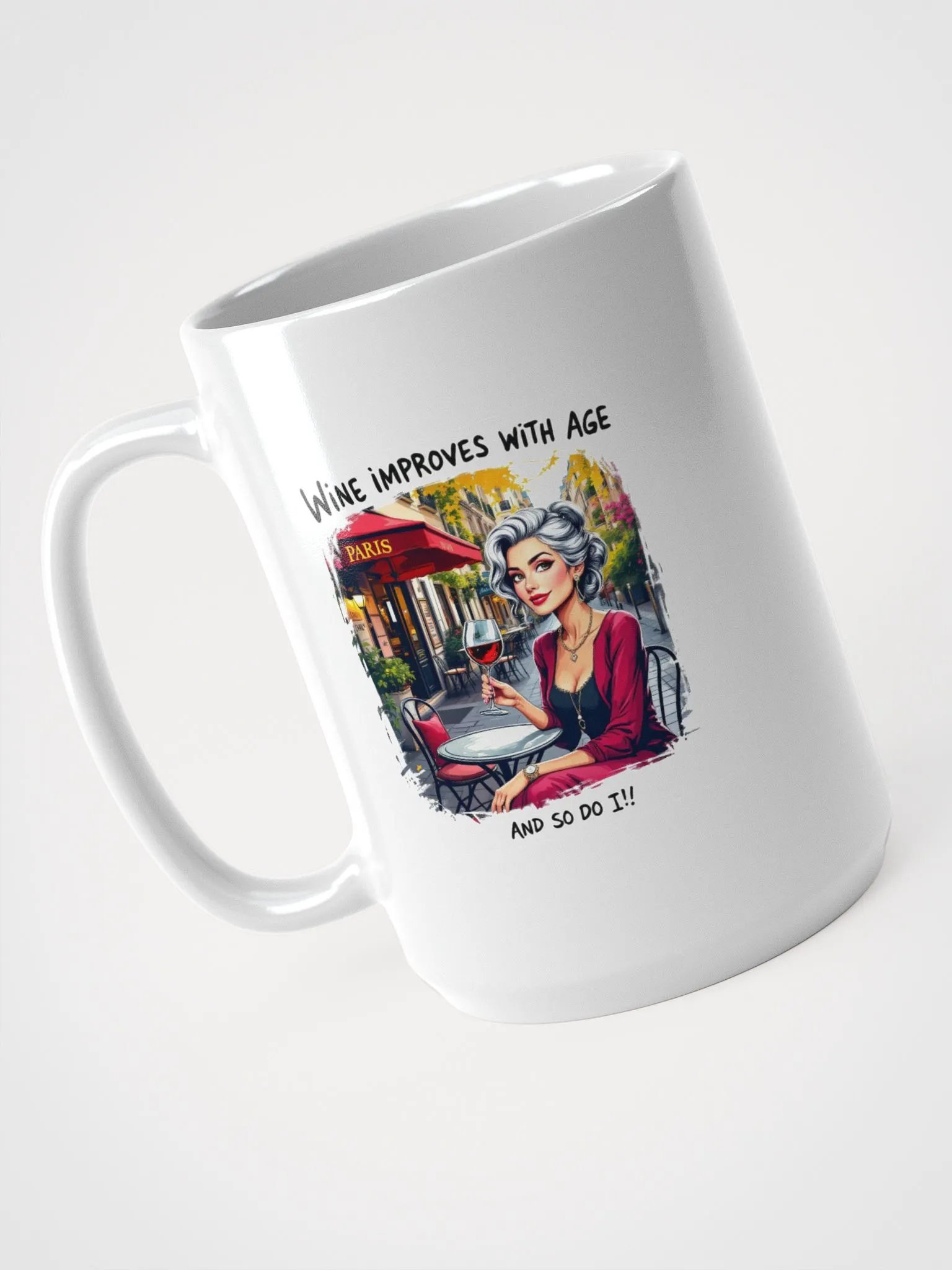 Parisian Wine Lover Mug product image (3)