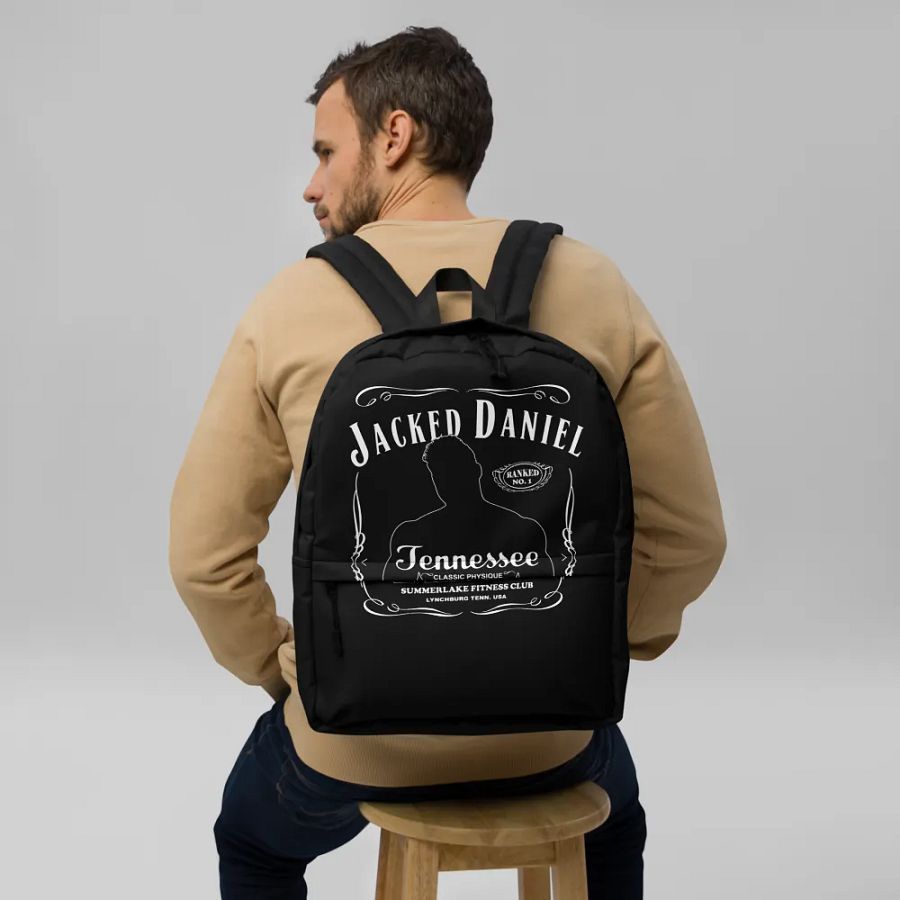 Jacked Daniel Large Print Backpack product image (9)