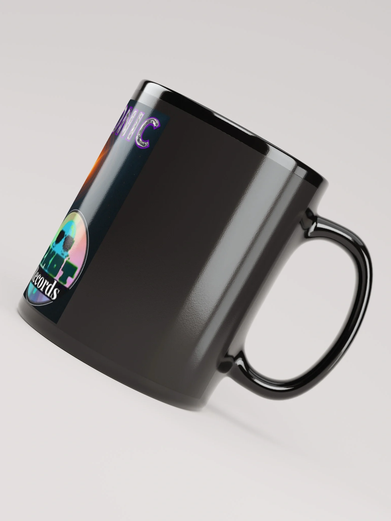 Black Harmonic Album Cover Mug - Show Your Support - Drinkware product image (4)
