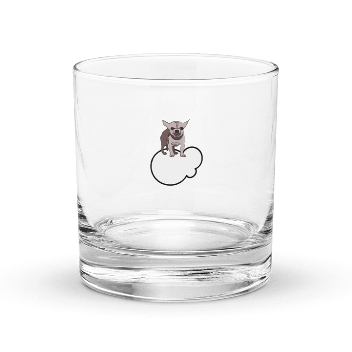 Fierce Chihuahua Rocks Glass product image (1)