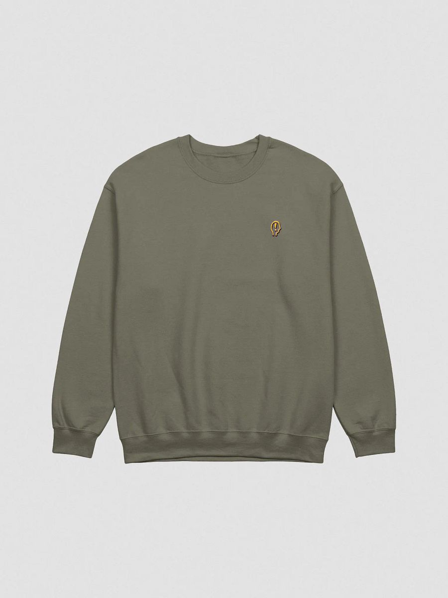 EXCLAIMING MENTALLY (L.C. tulip design) embroidered crewneck product image (19)