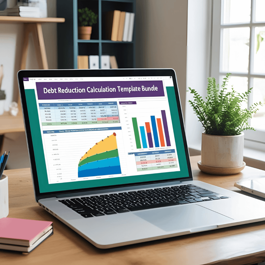 Debt Reduction Calculation Excel Template Bundle product image (4)