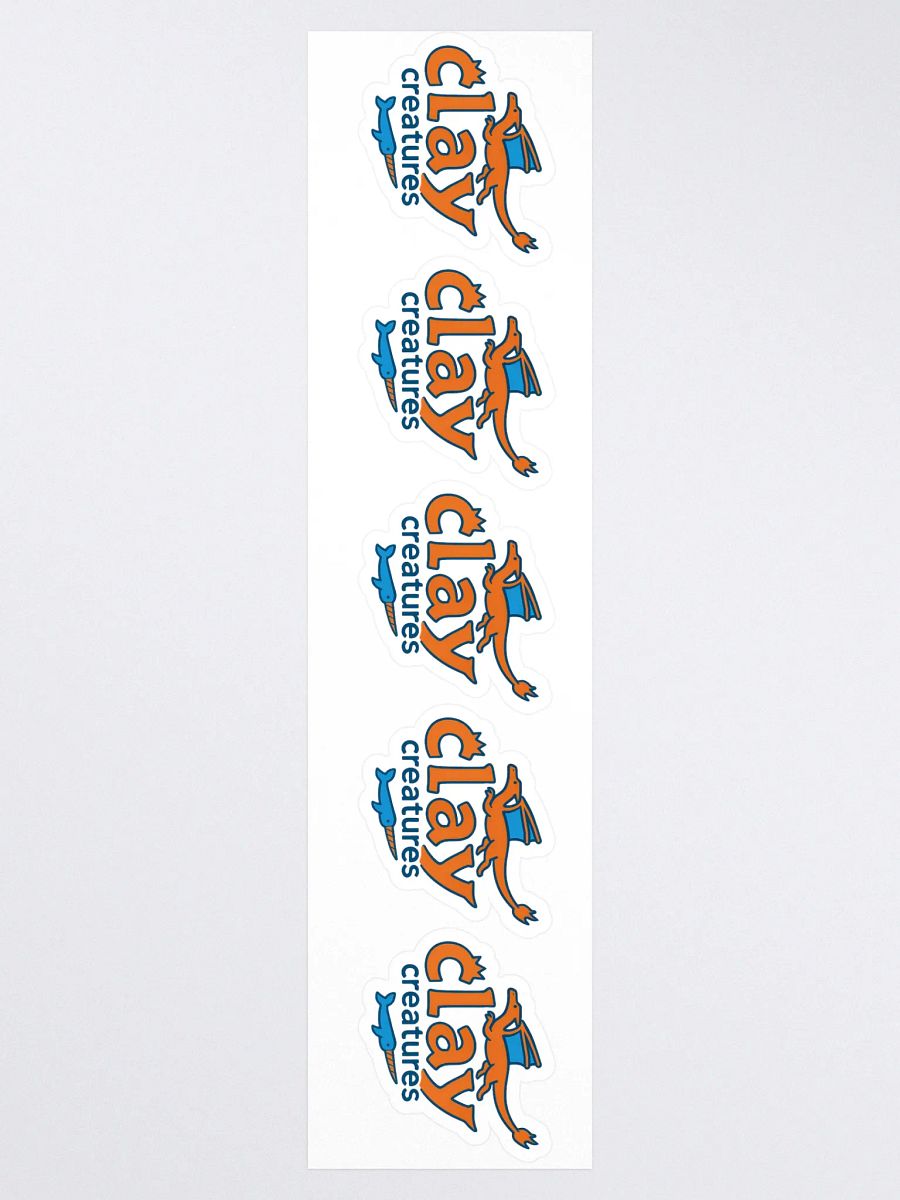 Clay Creatures Kiss Cut Stickers (Set of 5) product image (3)