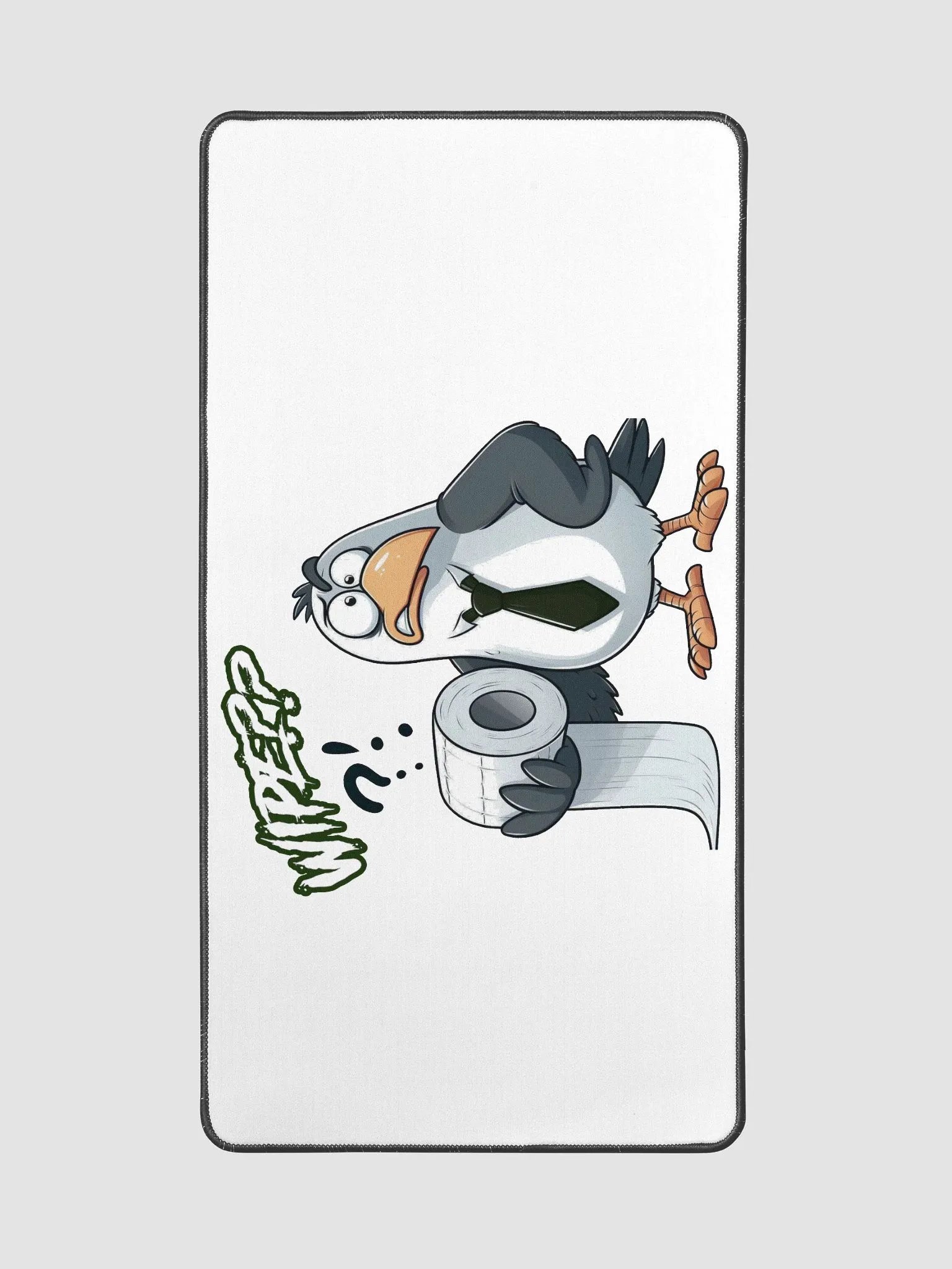 Wipe (Bird) Desk Mat product image (2)