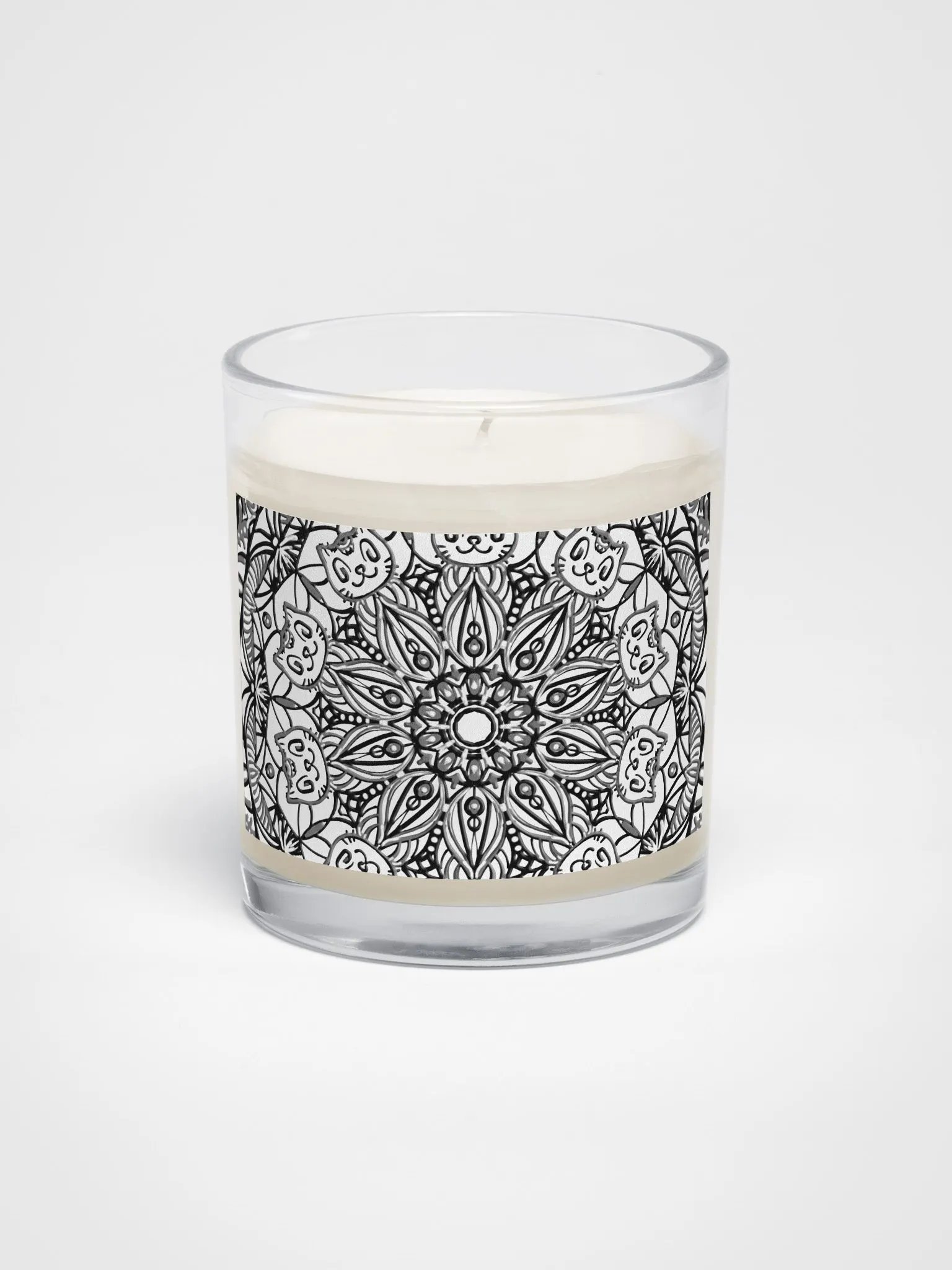 Mandala Harmony Soy Wax Candle product image (1)