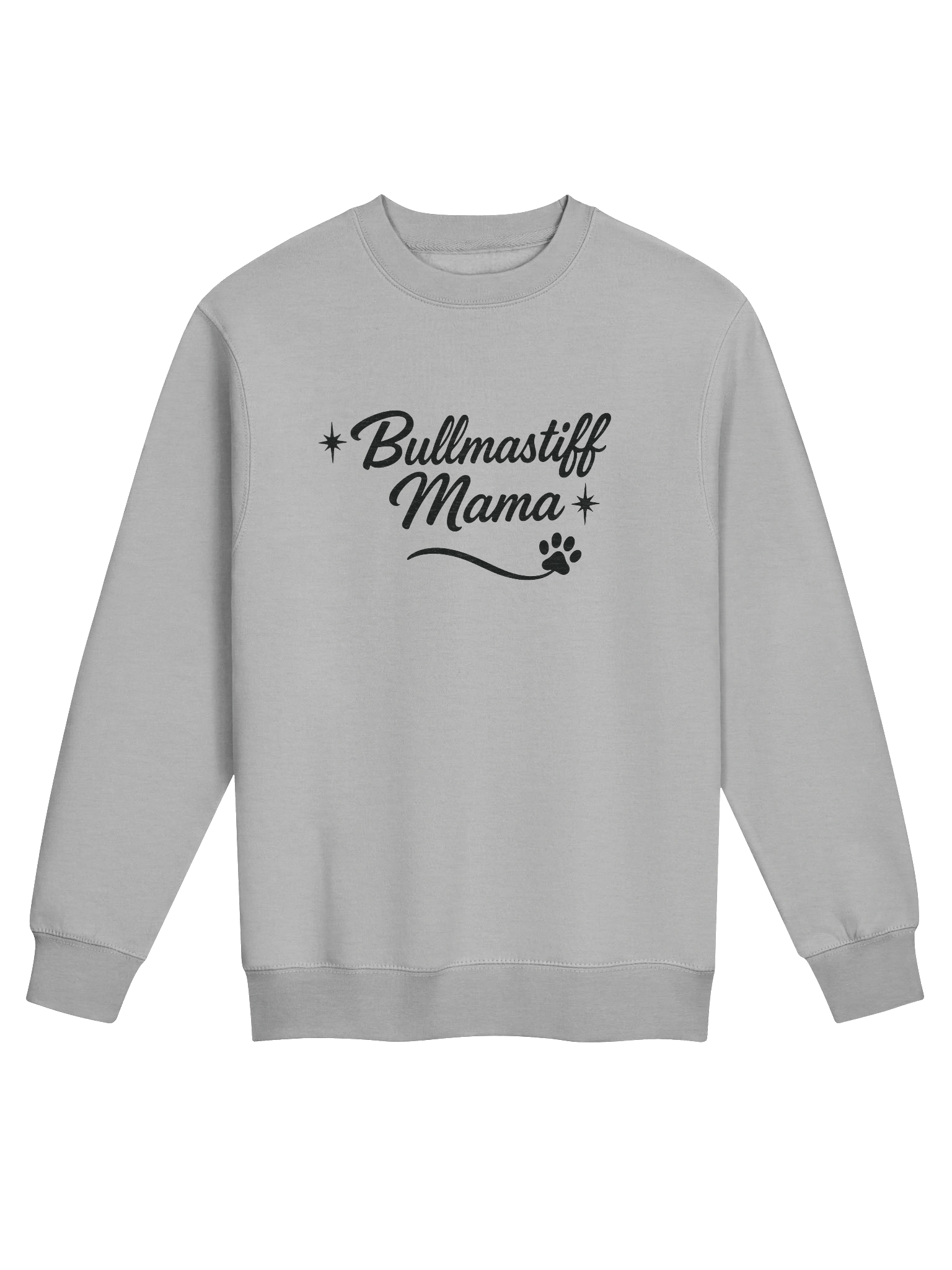 Bullmastiff Mama 💖Atomic Vintage Paw Print Sweathshirt product image (2)