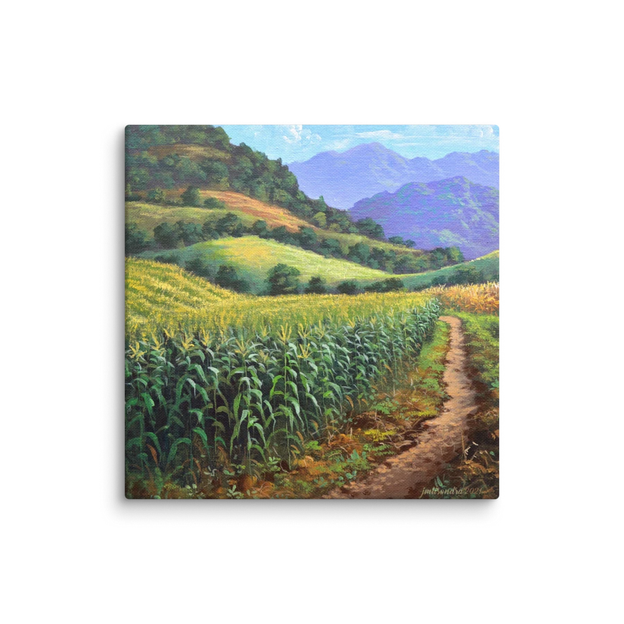 Canvas Print - Corn Field Painting by jmlisondra product image (1)