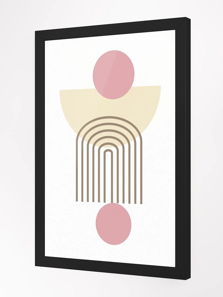 Geometric Harmony Framed Matte Poster product image (12)