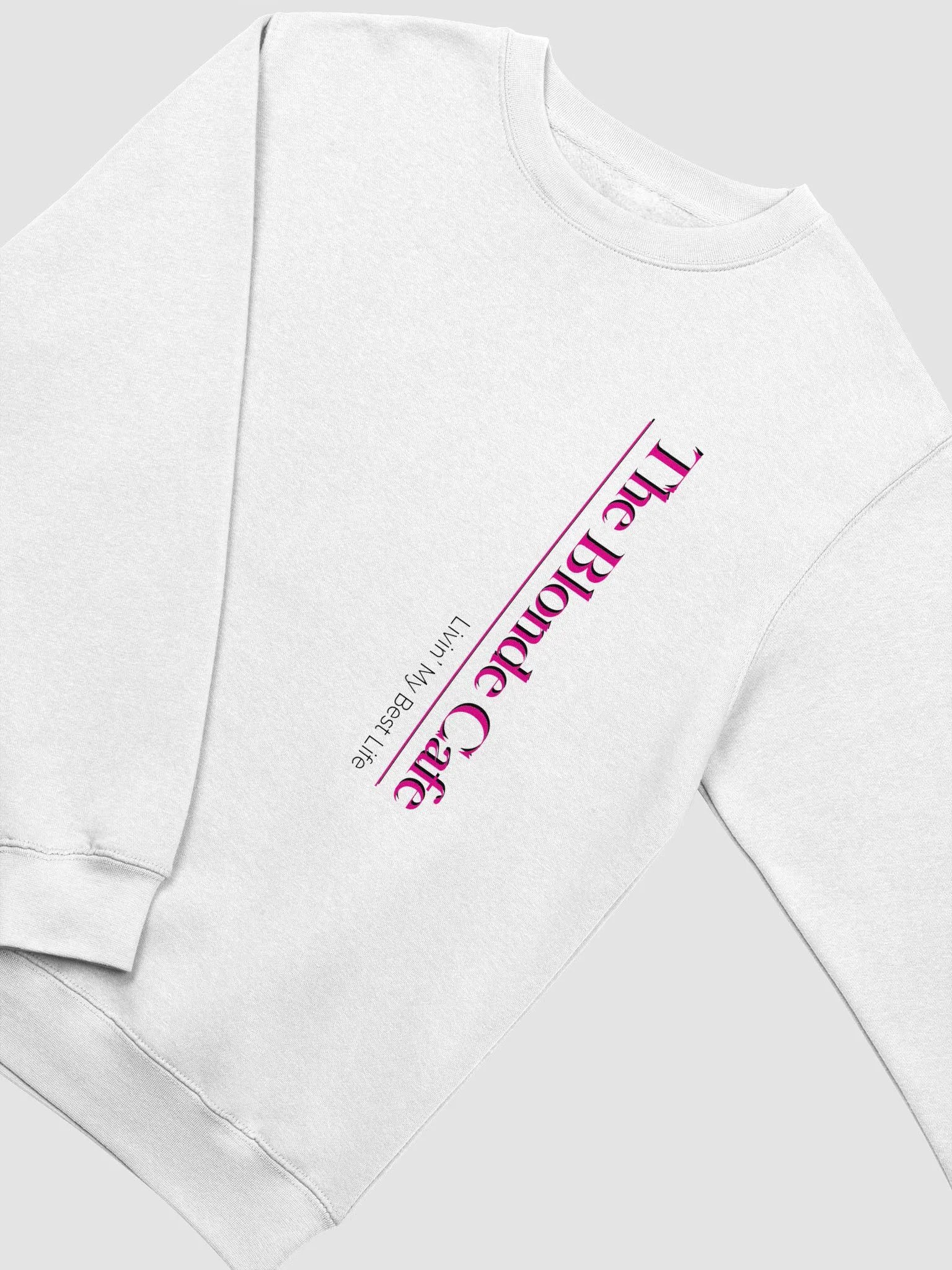 The Blonde Cafe Standard Crewneck - Cold Foam product image (3)
