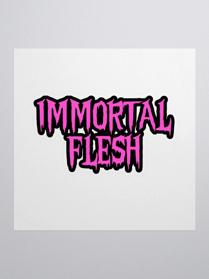 Flesh Logo Sticker (Purple) product image (1)