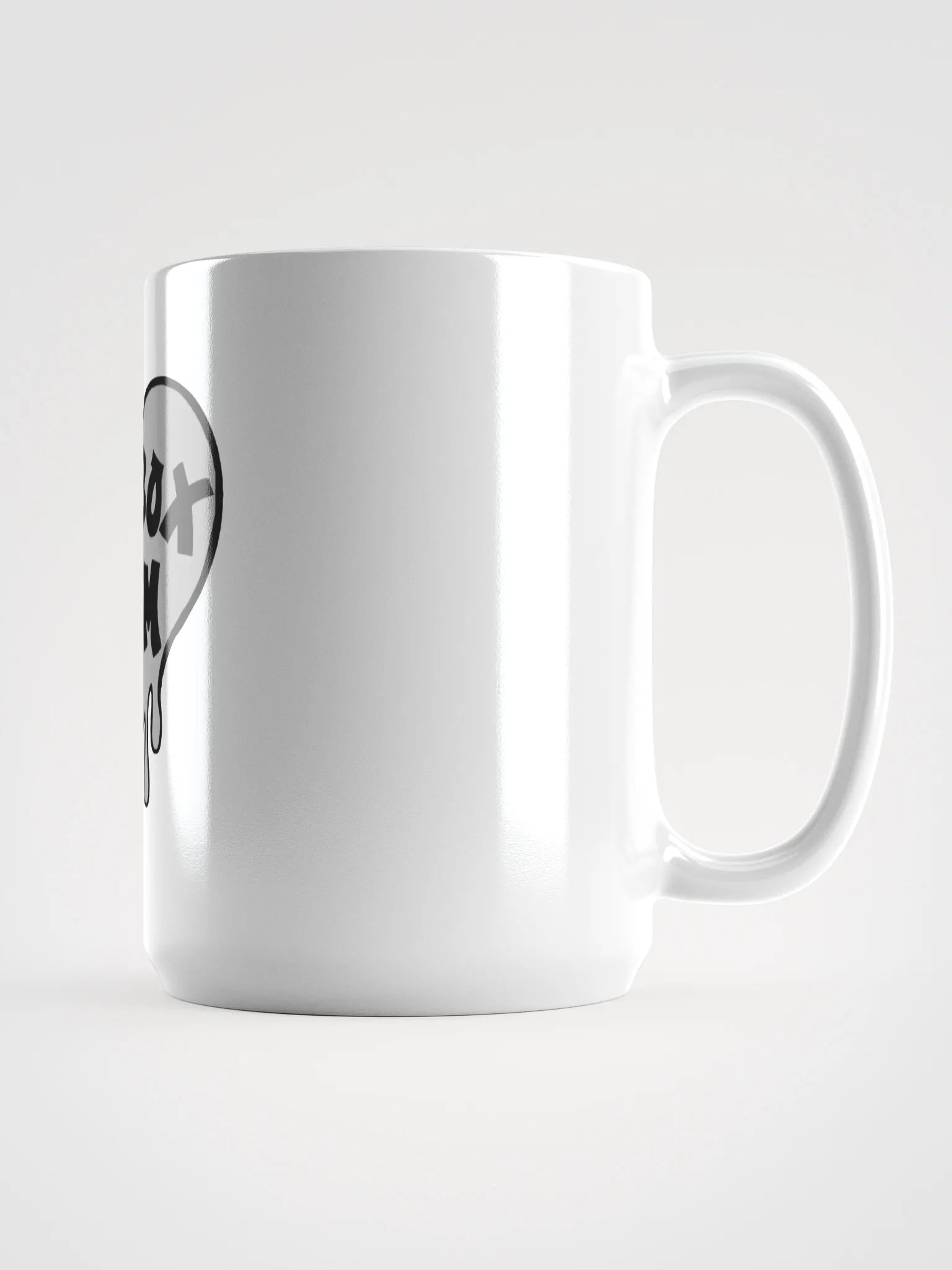 HOT BOX FAM SOLID GREY LOGO COFFEE MUG product image (1)