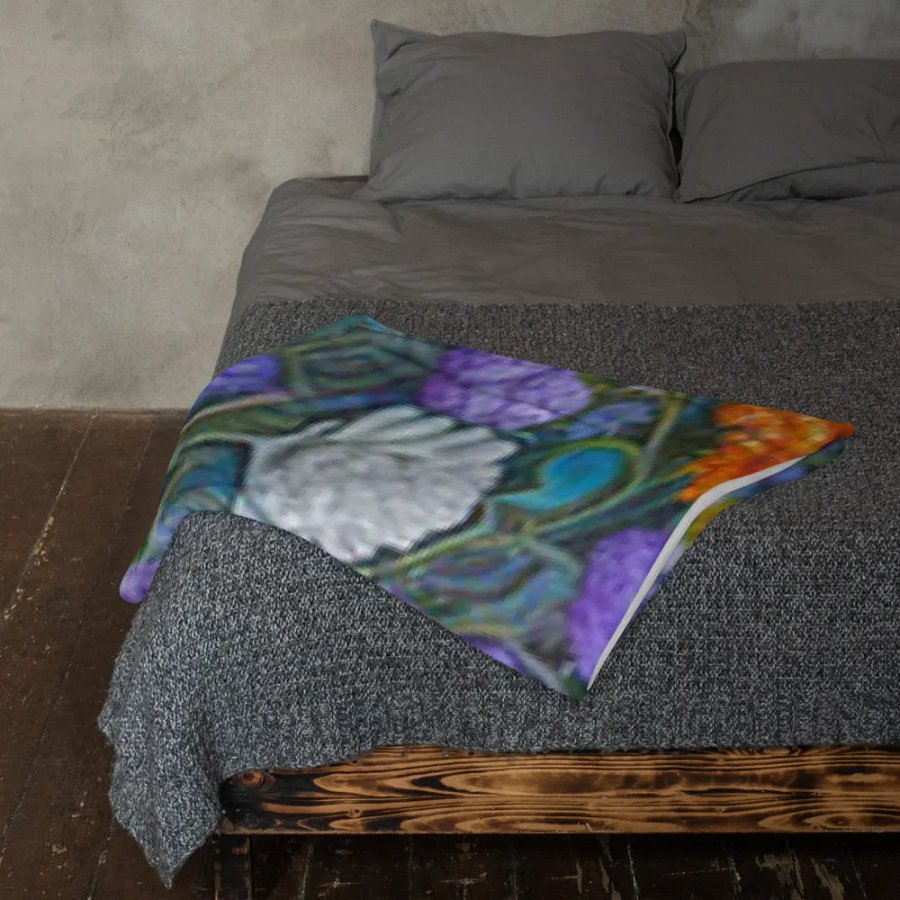 Blue Goddess Cosy Fleece Blanket product image (11)