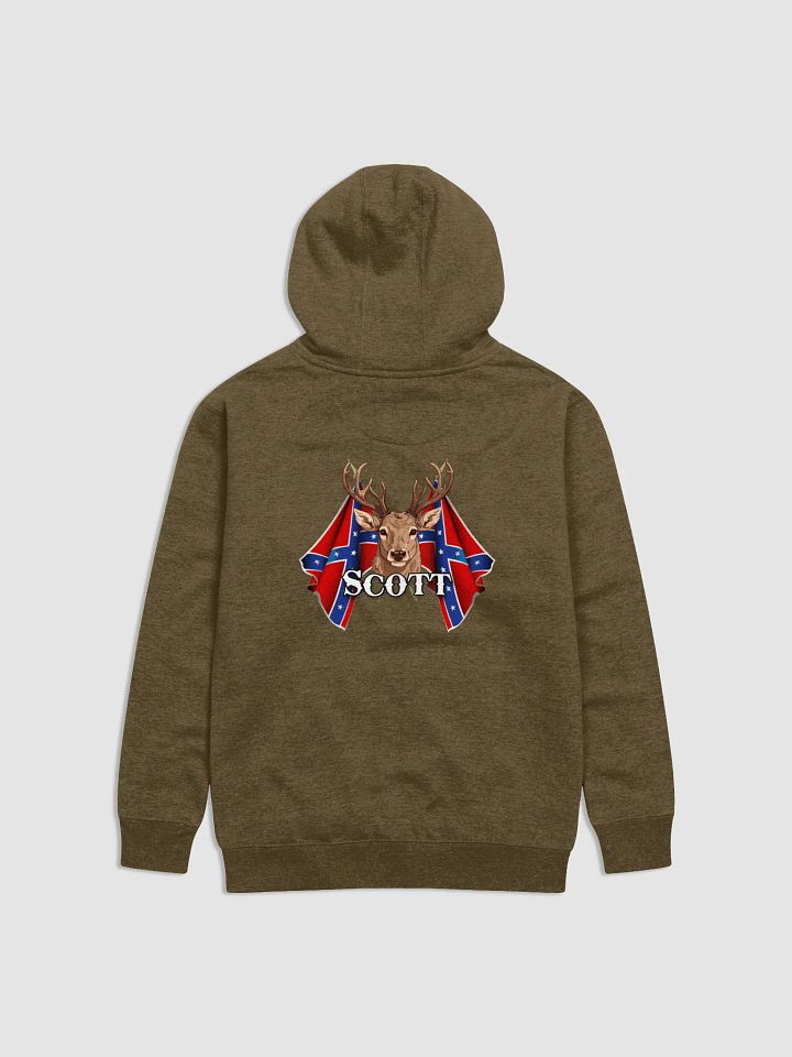 "Scott" Last Name Rebel Redneck Deer - Adult Hoodie product image (2)