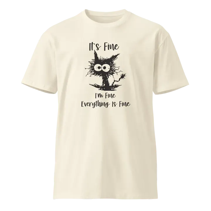 Stressed Out Cat Coffee T-Shirt product image (1)