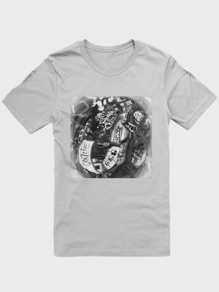 Crazzie Train Tee Dark Edition (B&W) product image (3)