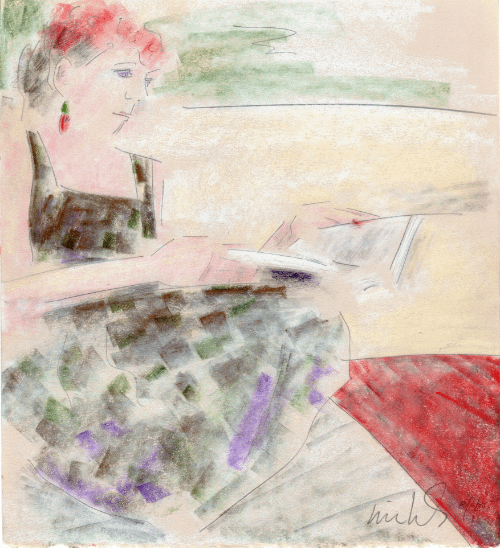 Sandra reading 08.08.85 print product image (1)