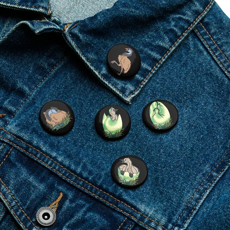 RAWR Breeze Pins - Small Black product image (3)