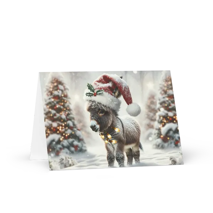 Festive Donkey Christmas Greetings product image (1)