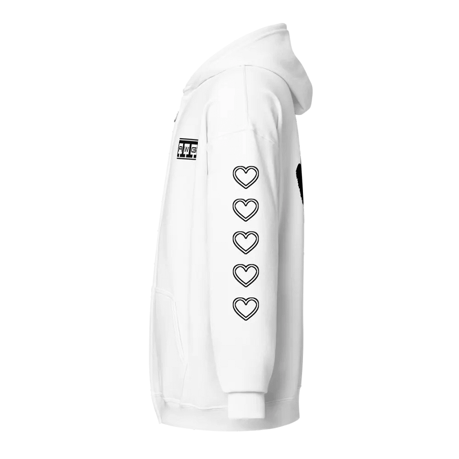 AWG Maid Dress Zip Hoodie (White) product image (7)