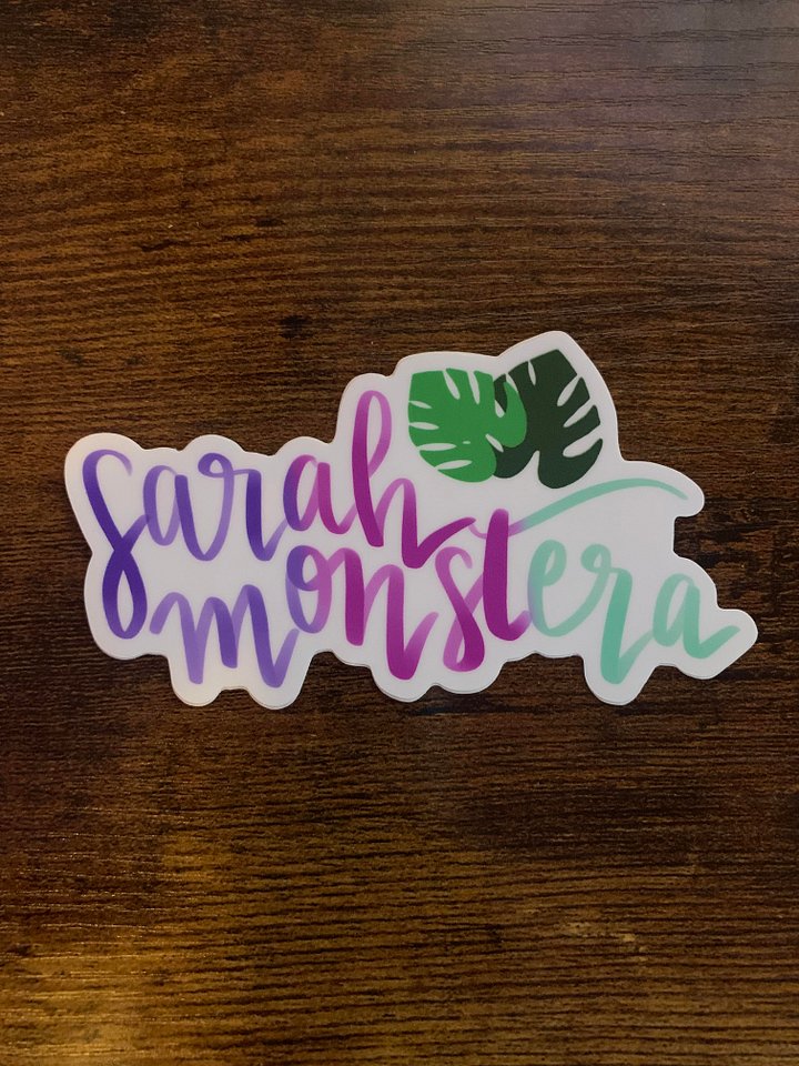 SarahMonstera Sticker product image (1)