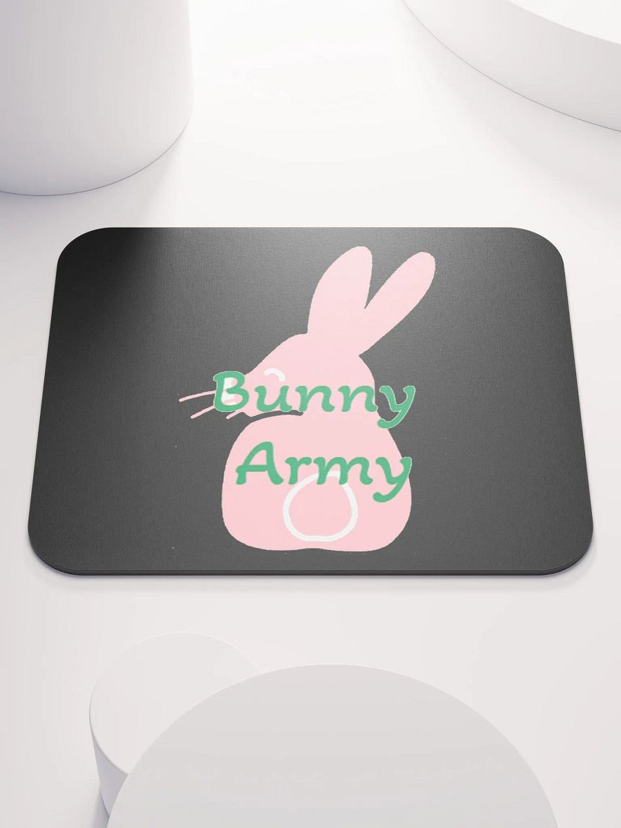 Bunny Army mouse pad product image (1)
