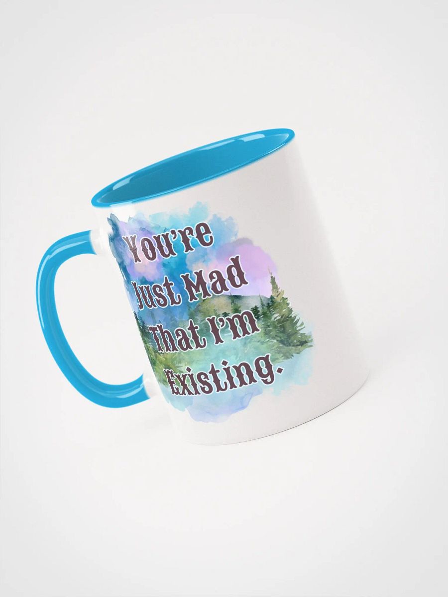 I'm Existing Ceramic Mug with Color Inside product image (3)