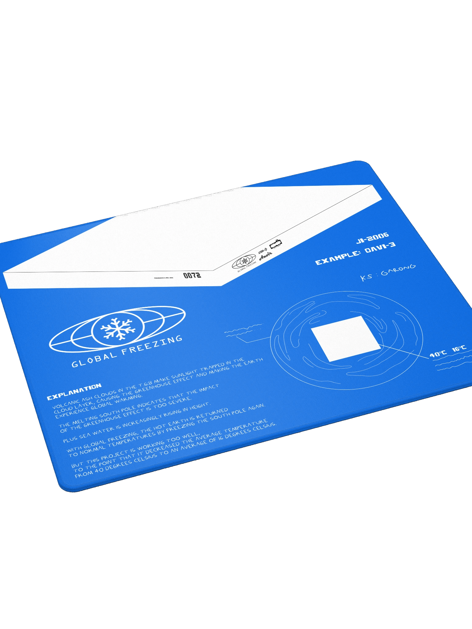 DESKMAT | GLOBAL FREEZING product image (4)