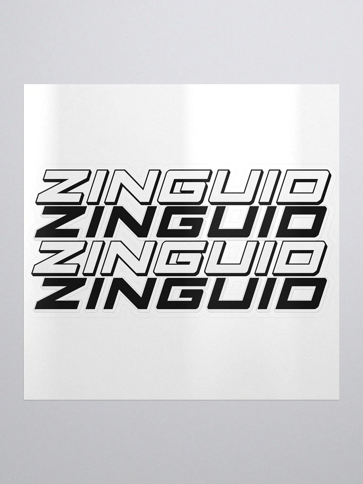 Clean Zinguid sticker product image (2)