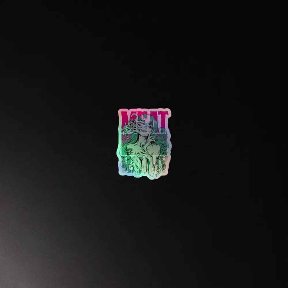 Body Horror Meat Mommy Holographic Sticker product image (3)