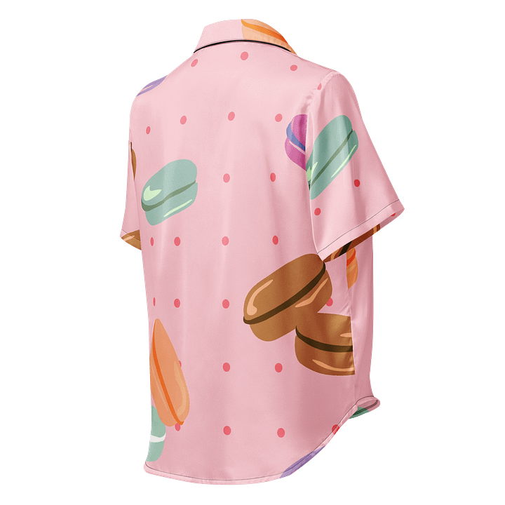 Colorful Macaron Dreams Women's Pajama Top product image (3)