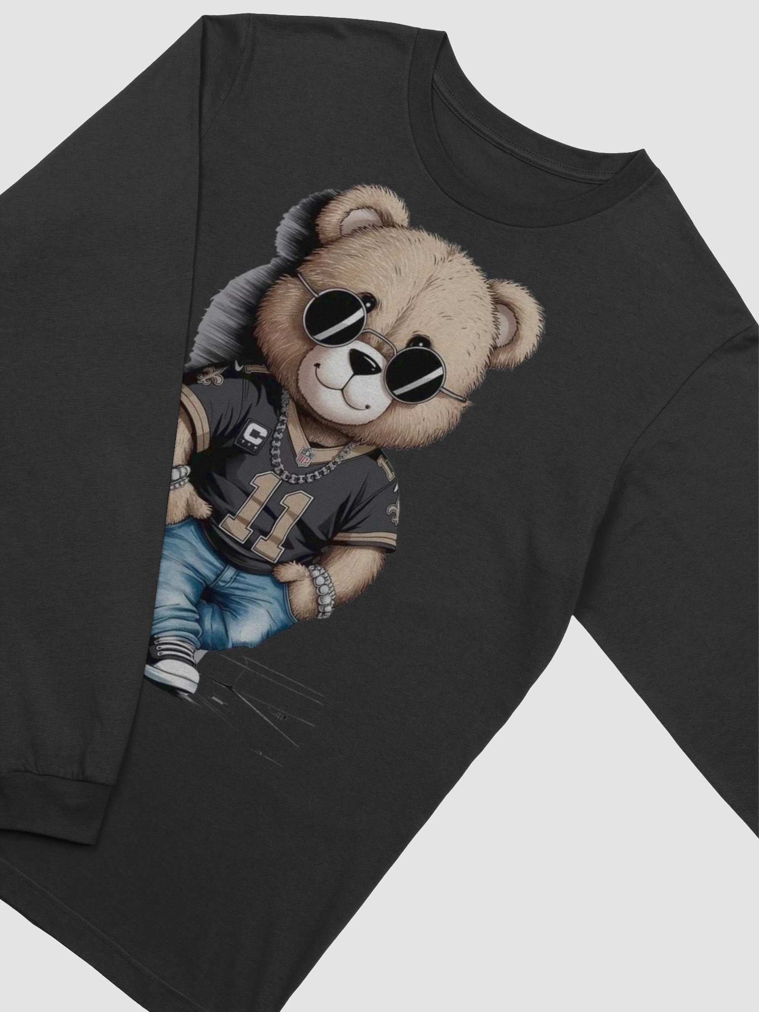 Teddy Bear Street Style Long Sleeve T-Shirt product image (2)