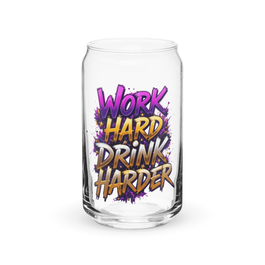 Graffiti-inspired Can-Shaped Glass product image (2)