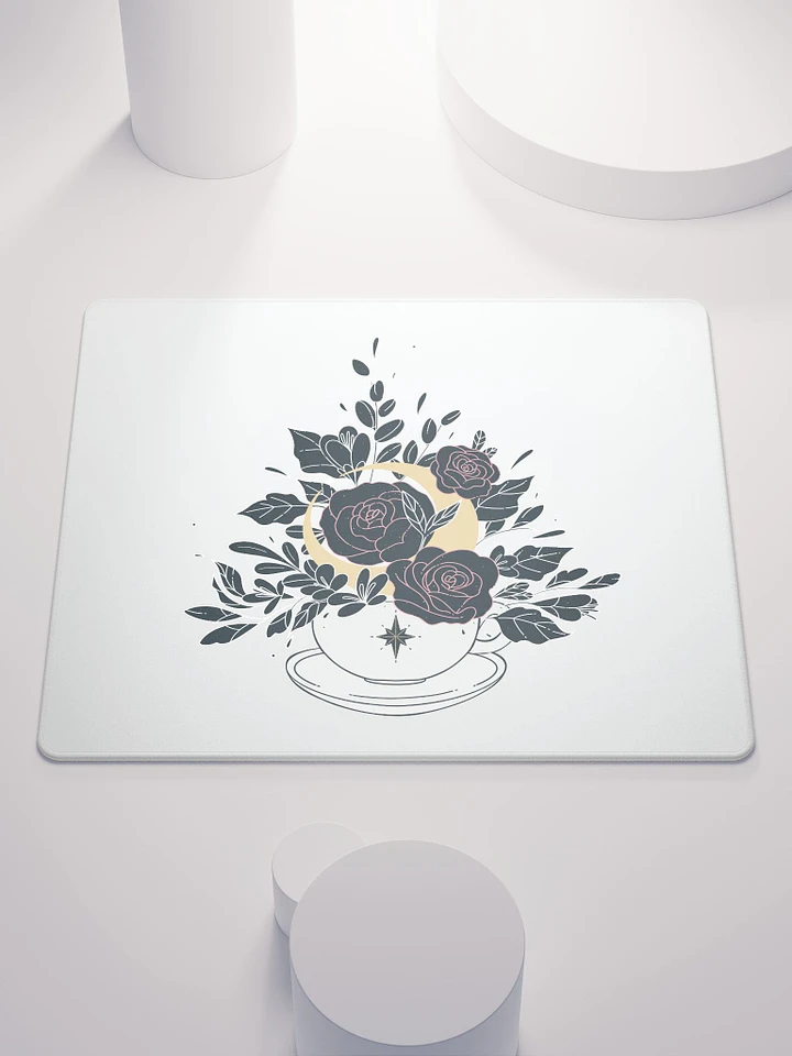 JeffBrutlag Florals and Moon Logo Mouse Pad product image (1)