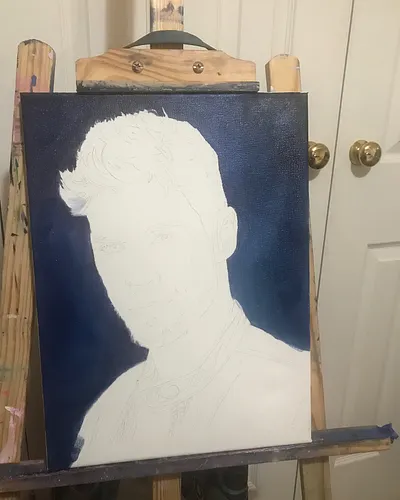 ⭐️Swipe left 👈 Back to streaming my art... but then my internet went down so I got as far as the background! Can you guess wh...
