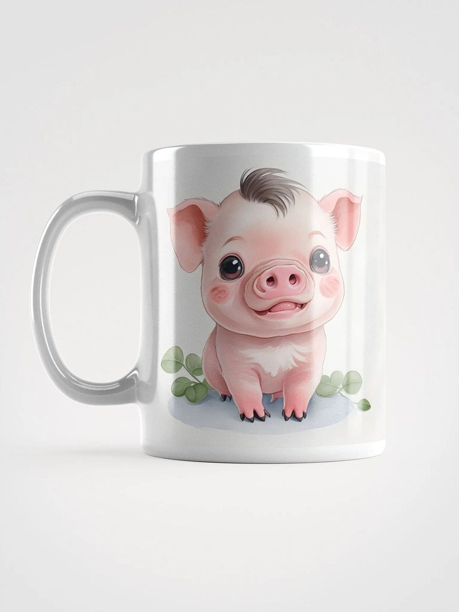 Delightful Piglet White Glossy Mug product image (12)