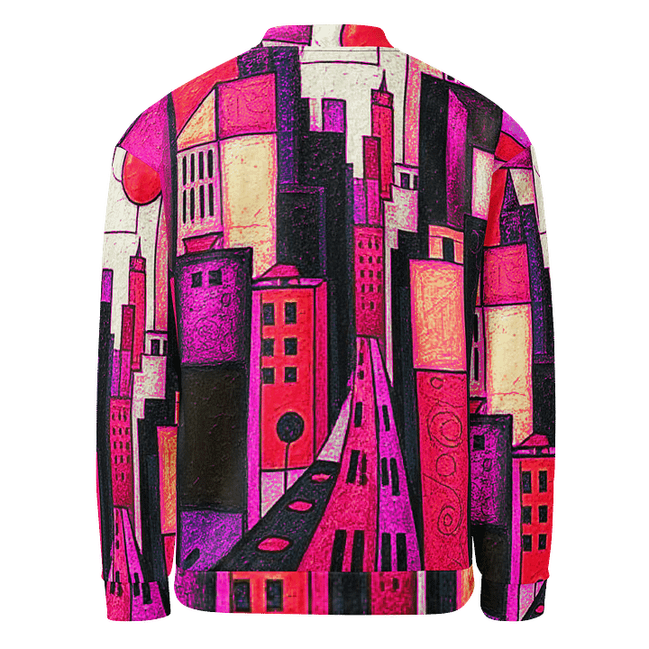 Red City Bomber Jacket product image (2)