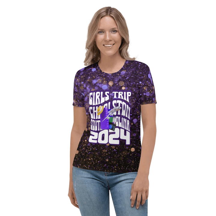 Girls Trip Charleston Sc 2024 All Over Print T-shirt product image (2)