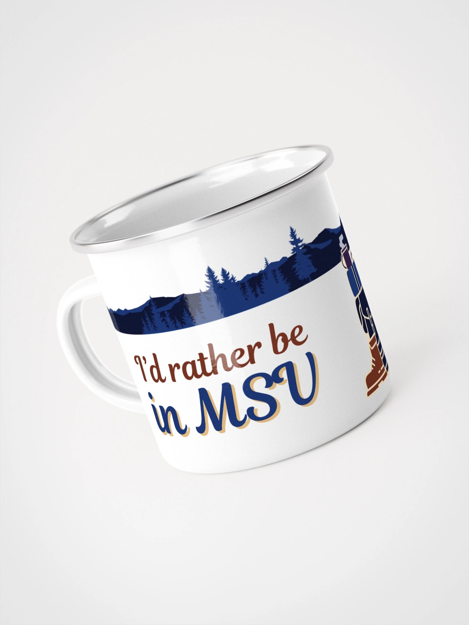 I'd Rather Be Enamel Mug product image (4)