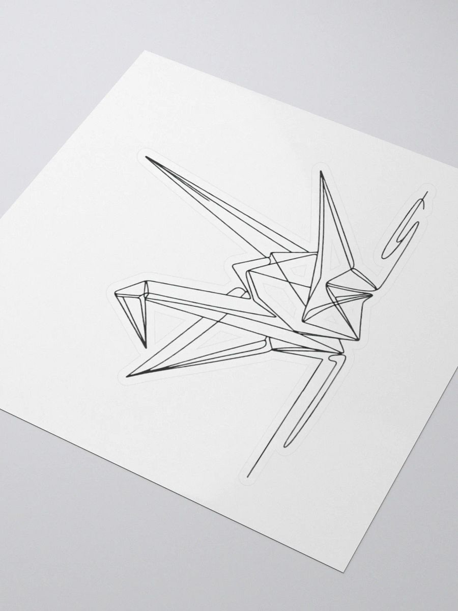Origami Line Art Sticker product image (7)