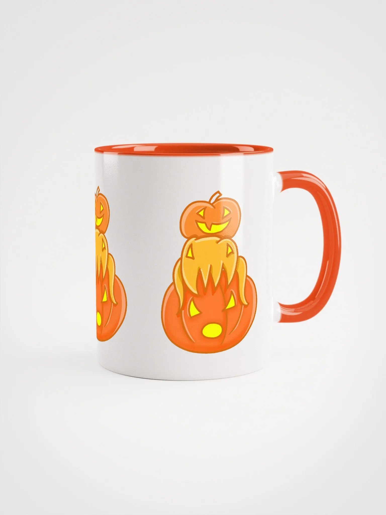 Cuttle Pumpkin Stack double sided- color mug product image (31)