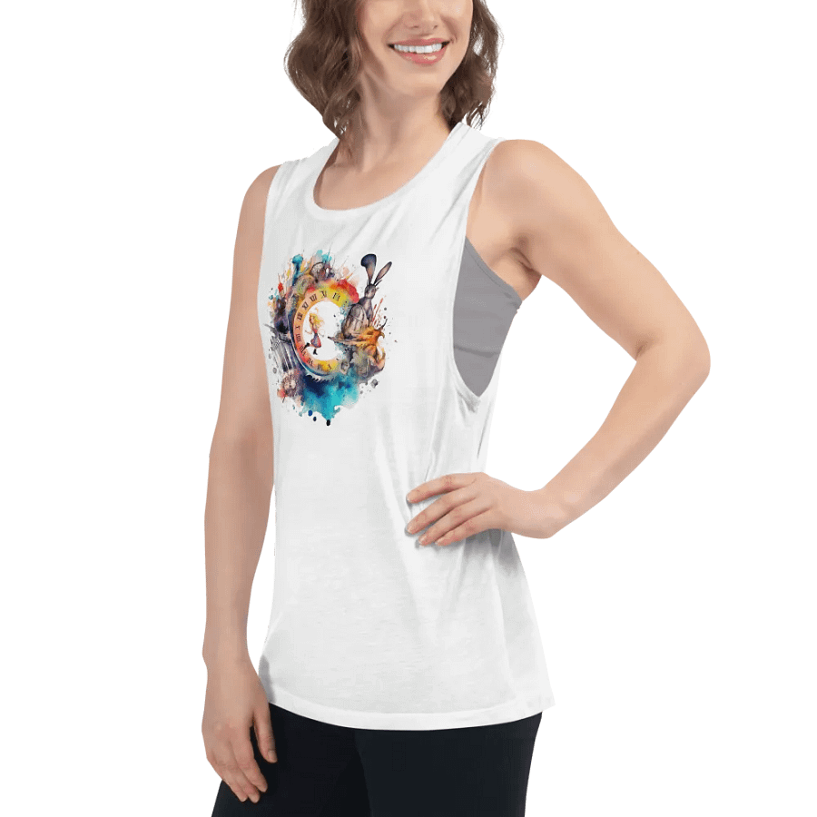 Whimsical Wonderland Flowy Tank product image (6)
