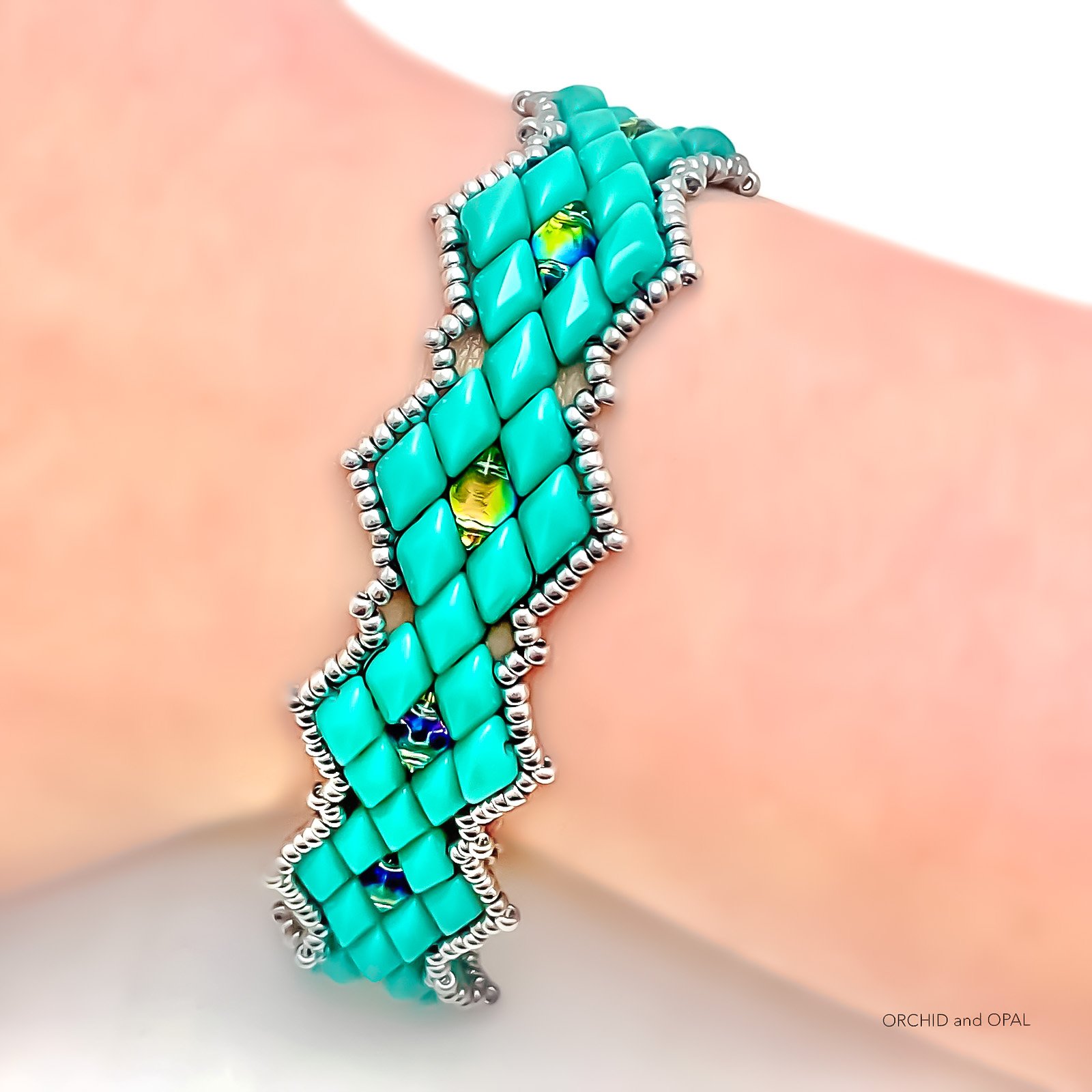 Digital Beading Pattern – Backlit GemDuo Bracelet product image (9)