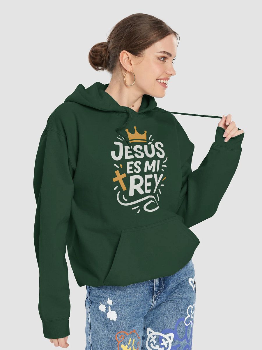 Sudadera Unisex Con Capucha | Jesús es mi Rey product image (30)